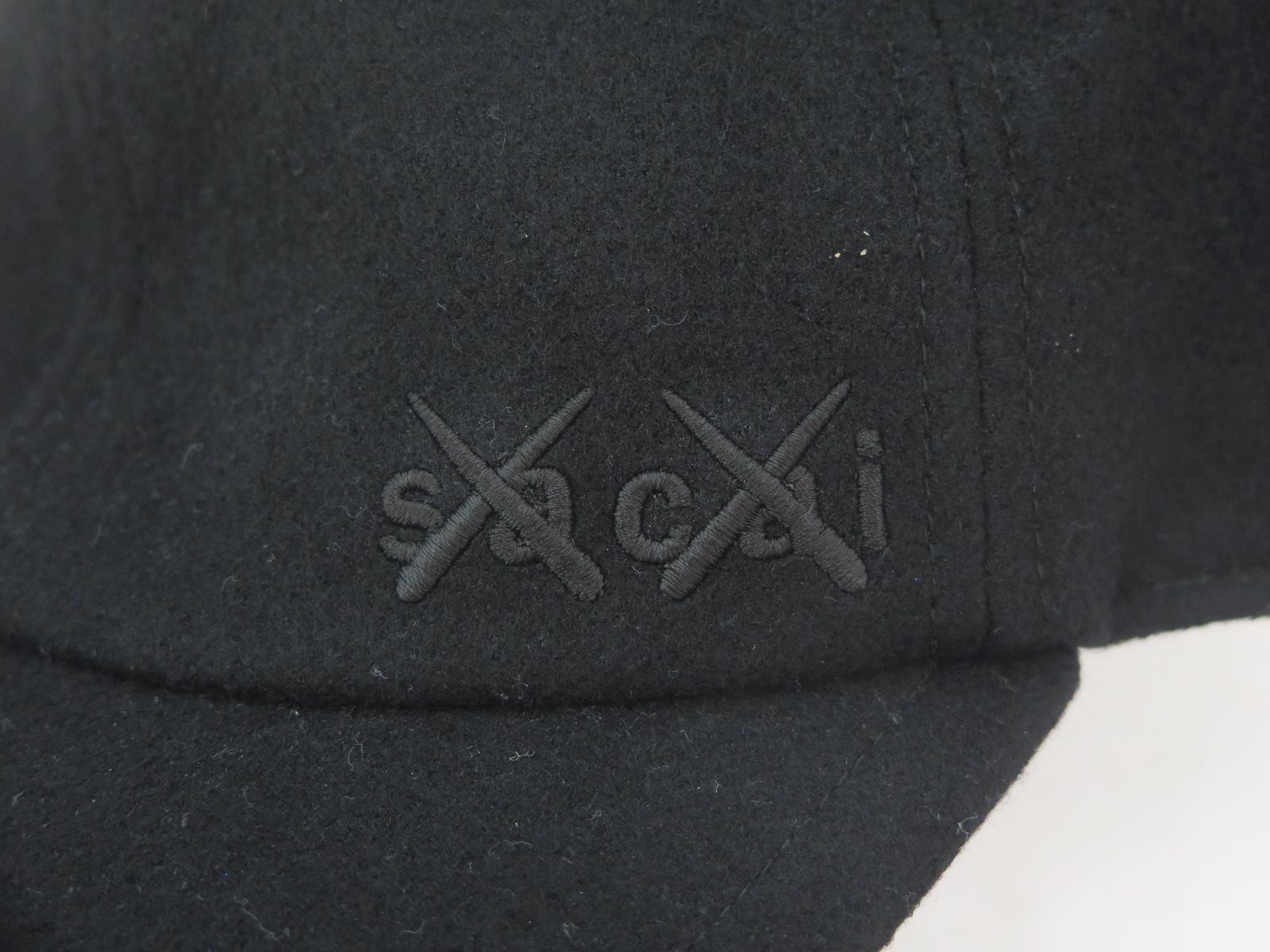 sacai×KAWS サカイ/カウズ 21-0289S 21AW Melton Cap キャップ