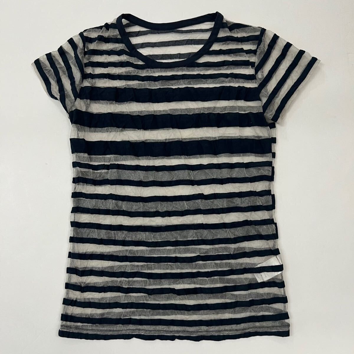 Rare 11SS Y's striped mesh tops Yohji Yamamoto Japanese