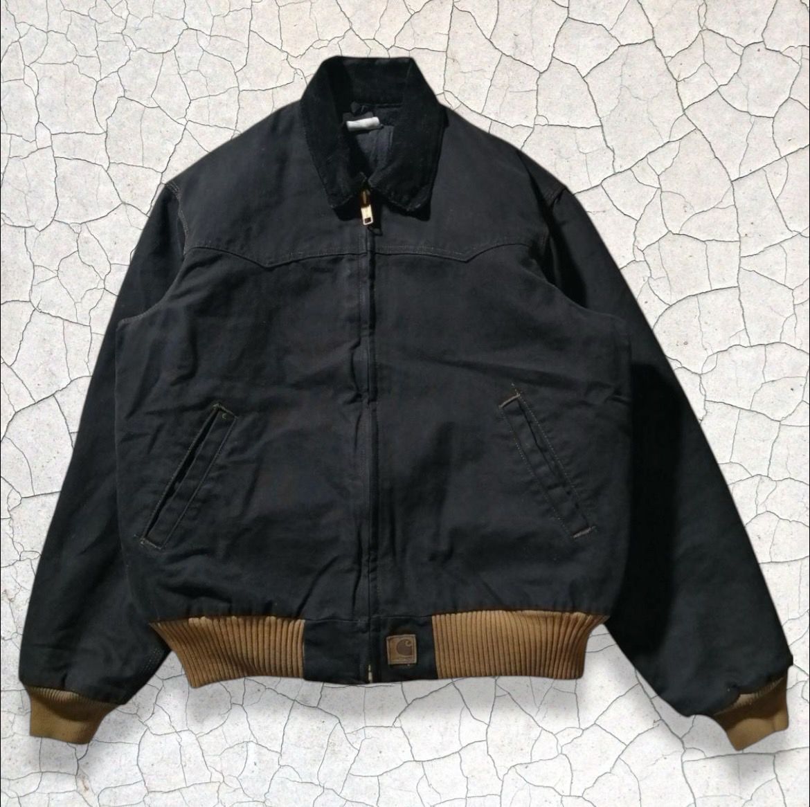 廃盤品】古着 激レア 00s Carhartt カーハート サンタフェジャケット ダックジャケット ワークジャケット 後染め 黒 メンズL /  ◎2111 - メルカリ