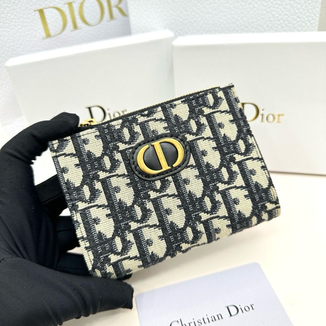 クリスチャンディオール Dior レオブリーク 二つ折り財布 - メルカリ