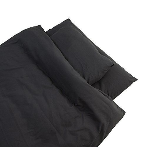 和式 布団カバー シングル 3点セット 綿混 無地 寝具カバー3点セット 掛け布