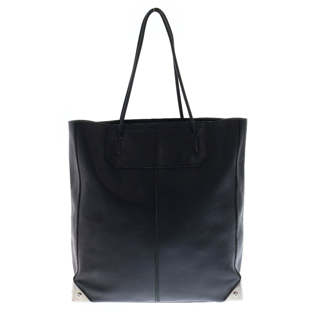ALEXANDER WANG (アレキサンダーワン) メタル レザートートバッグ ブラック ポーチ付き