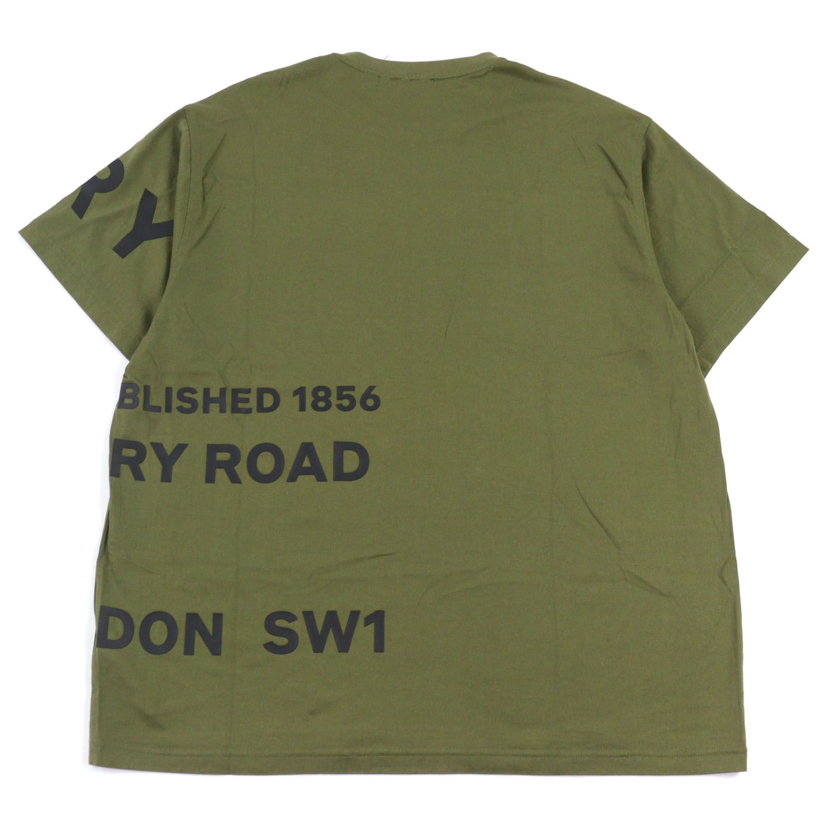 美品○BURBERRY バーバリー 8055249 HARLFORD コットン100% ラバーロゴ  