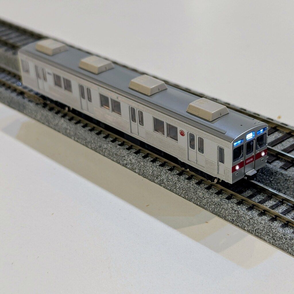 東急電鉄8500系（8606編成　黄色テープ付き）10両 グリーンマックス Nゲージ 東急電鉄8500系(8606編成・黄色テープ