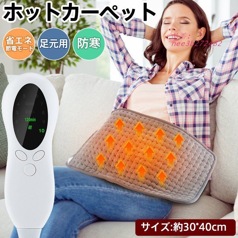 ホットカーペット 電気マット ホットマット 加熱パッド 発熱マット 足元 ミニ プレゼント 省エネ 一人用 ギフト 座布団 寒さ対策  nee3b272482