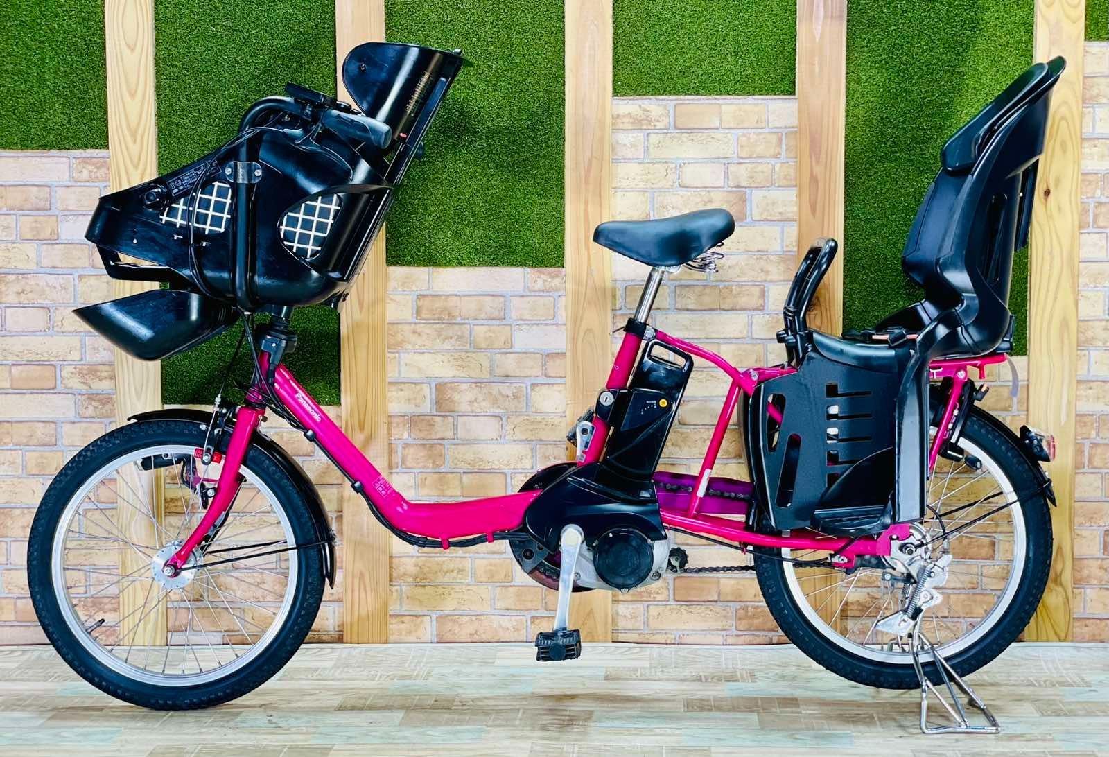 ハッピーピンク！ パナソニック ギュット子供乗せ電動アシスト自転車