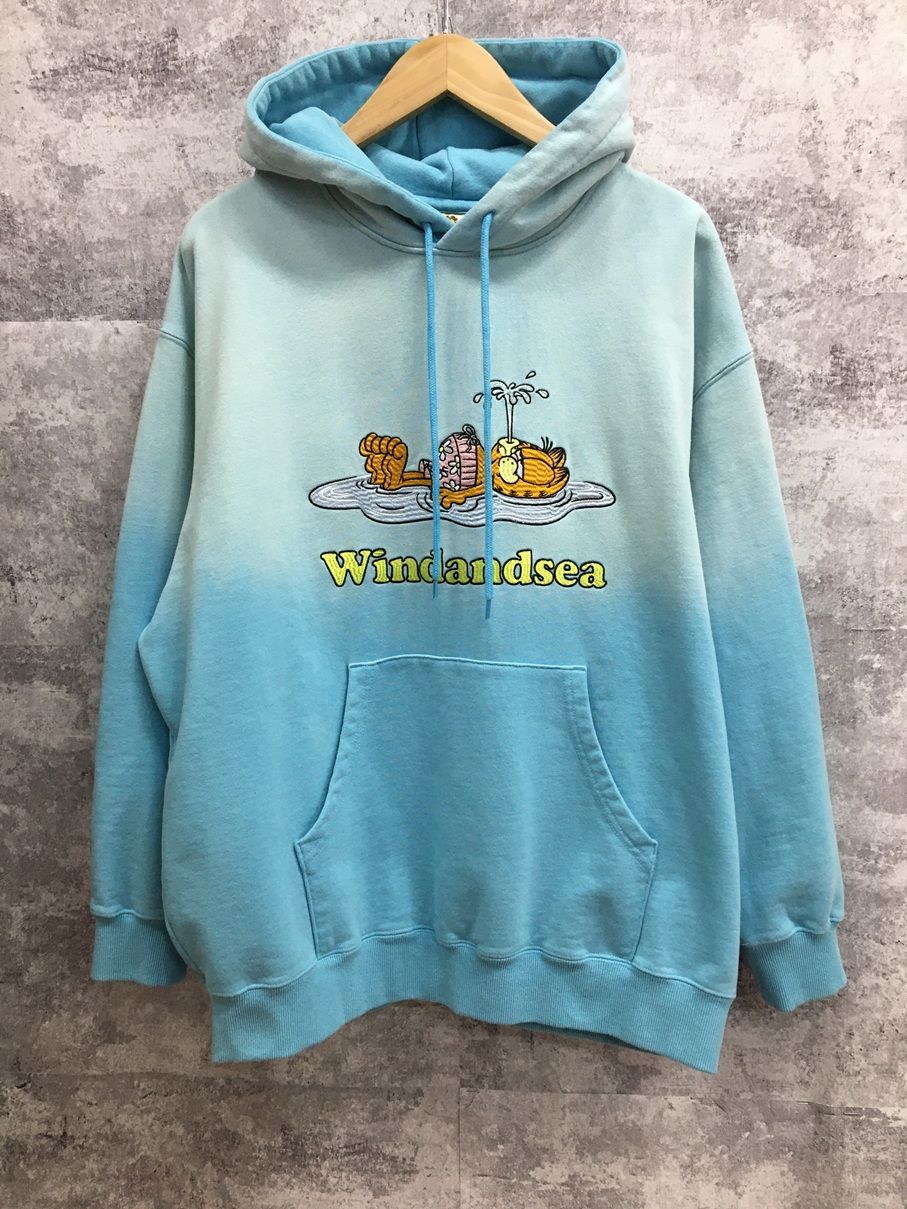 WIND AND SEA × GARFIELD ウィンダンシー ガーフィールド パーカー 