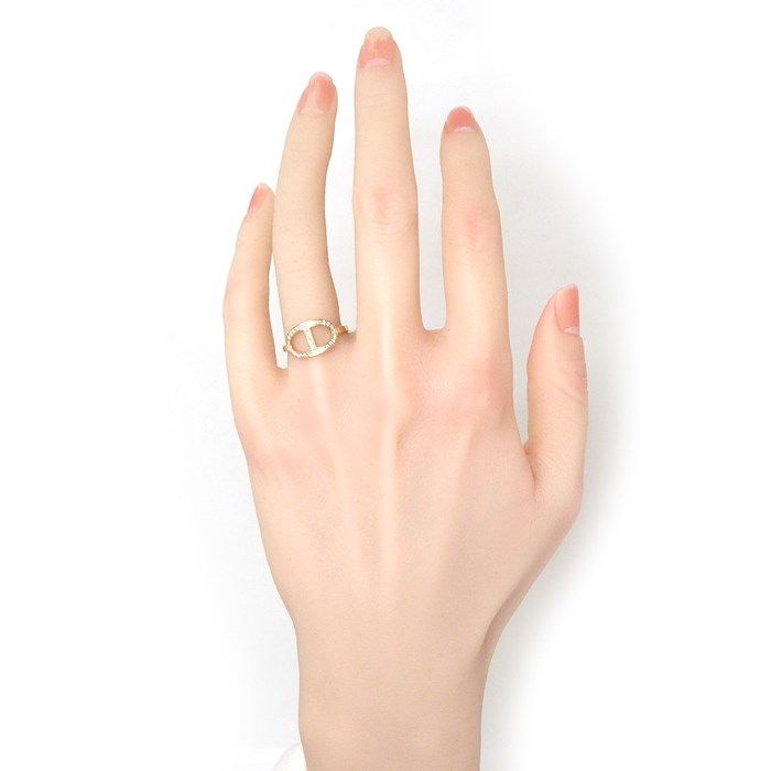 エルメス HERMES リング シェーヌダンクル コントゥール MM H122605B  