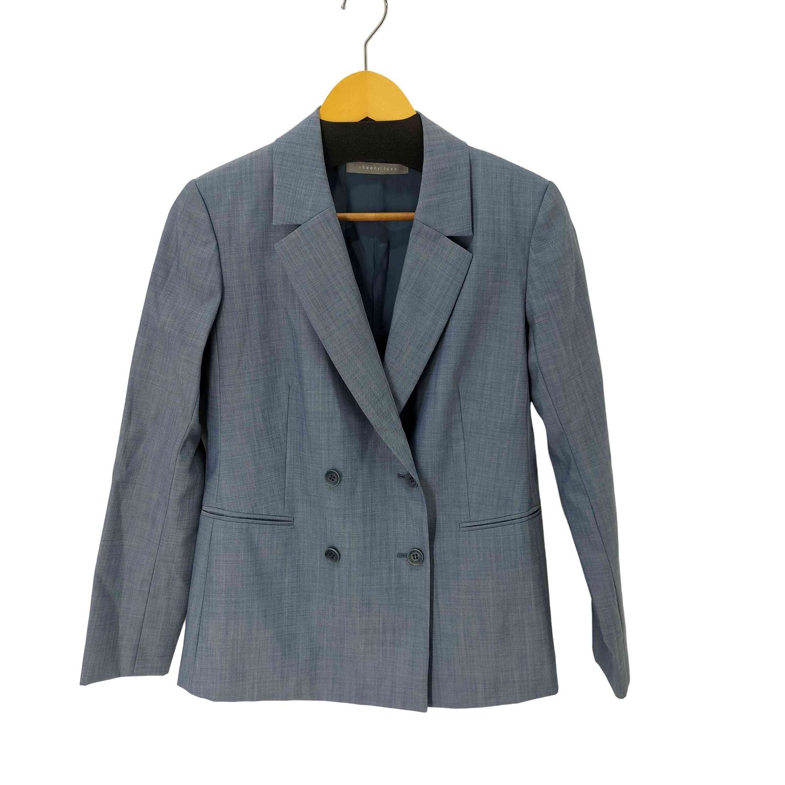 【美品】 セオリーリュクス テーラードジャケット ダブル ライトブルー 40 BRAND-NEW SUITING | Theory luxe（セオリーリュクス）公式通販