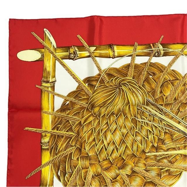 HERMES エルメス スカーフ 大判 カレ90 クレオルの楽園 Jardin