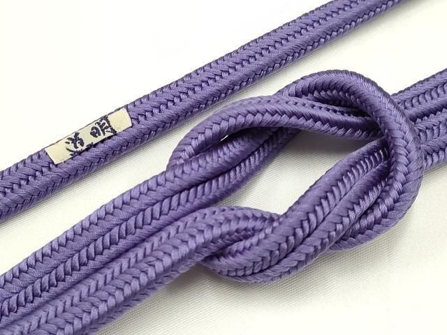 平和屋着物● 上 有職組紐道明 帯締め 冠組 紅桔梗色 宮内庁御用 国立博物館御用 東京芸術大学御用 AABA9925ay