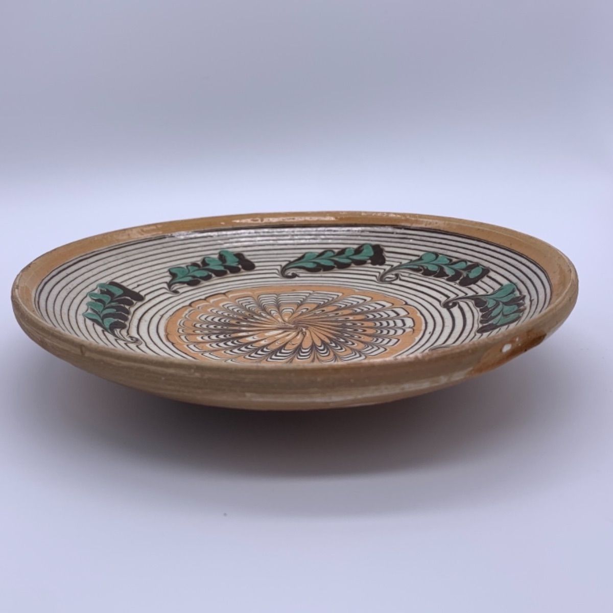 ルーマニア ホレズ窯 ホレズ焼 26cm 新品 伝統工芸 美しい文様
