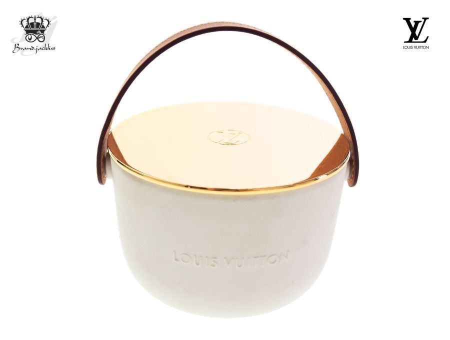 ルイヴィトン アロマキャンドル 香りのろうそく ILE BLANCHE イル ブランシュ LOUIS VUITTON Used