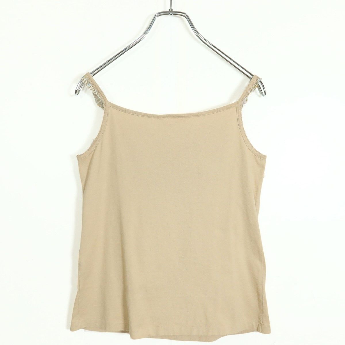 ピンクハウス☆花柄キャミソール ピコレース 段々重ねフリル サイズM