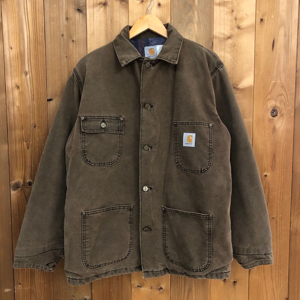 Carhartt カーハート カバーオール ブラウン ワークジャケット ダック地-