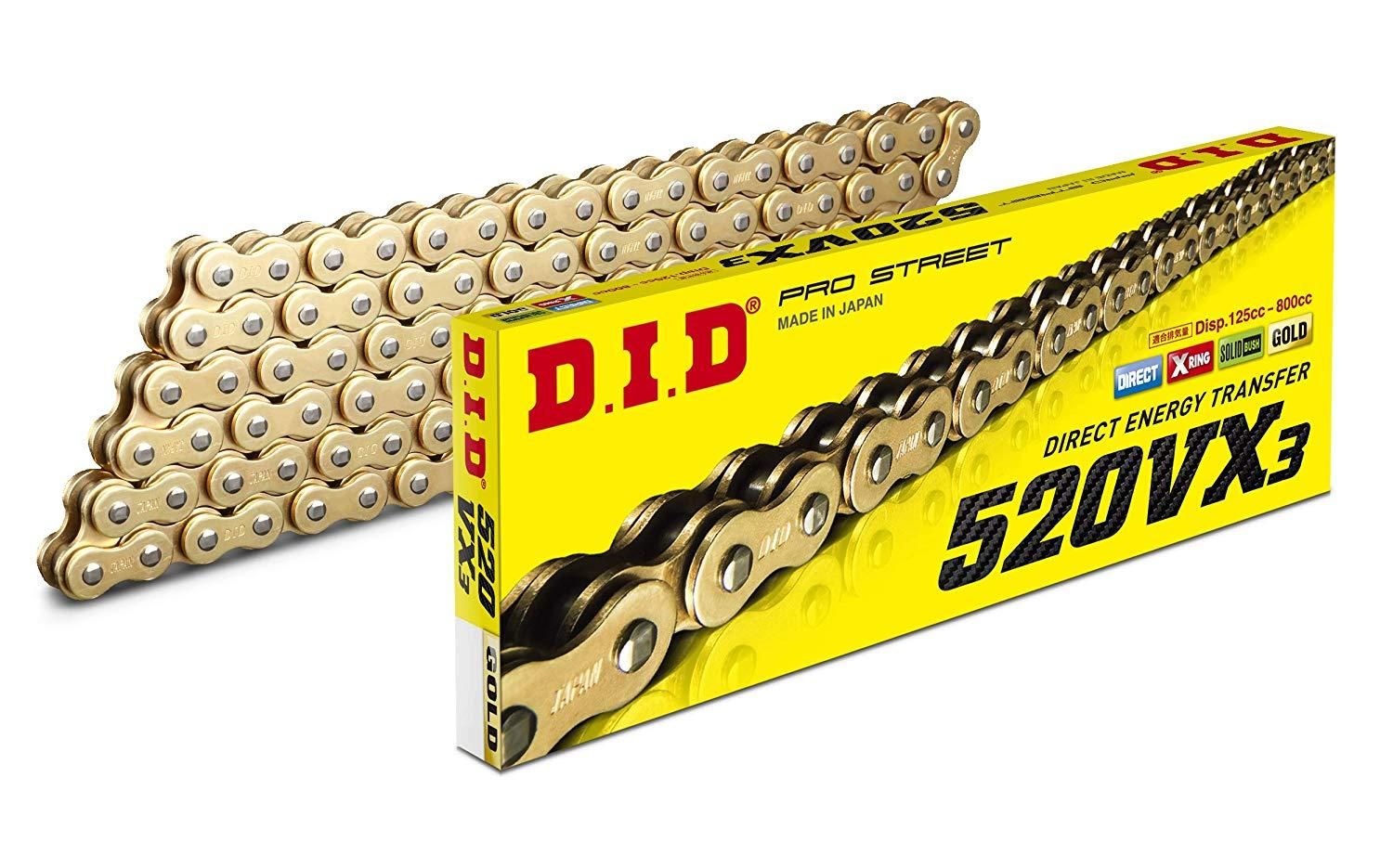 【新品・2営業日で発送】DID 【必ず購入前に仕様をご確認下さい】520VX3-106FB G＆G VXシリーズ Xリング