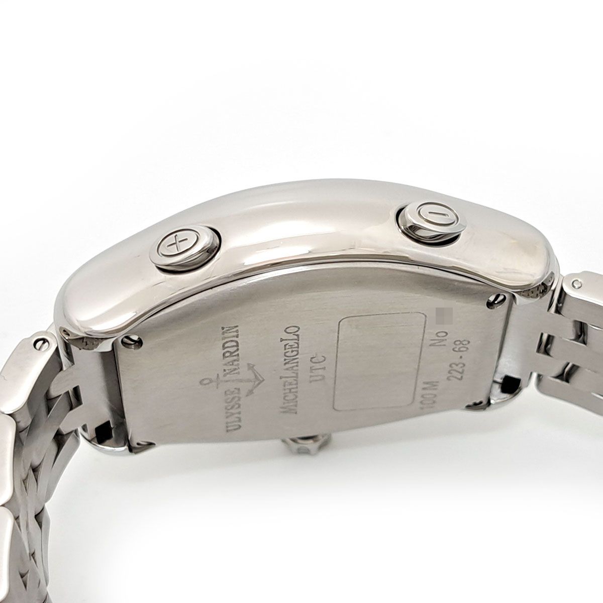 ユリスナルダン ミケランジェロ UTC デュアルタイム 223-68 自動巻き ステンレススティール メンズ Ulysse Nardin【中古】  【時計】 ユリス・ナルダン ミケランジェロ UTCデュアルタイム 腕時計 時計 ステンレススチール 233-48-7 自動巻き メンズ