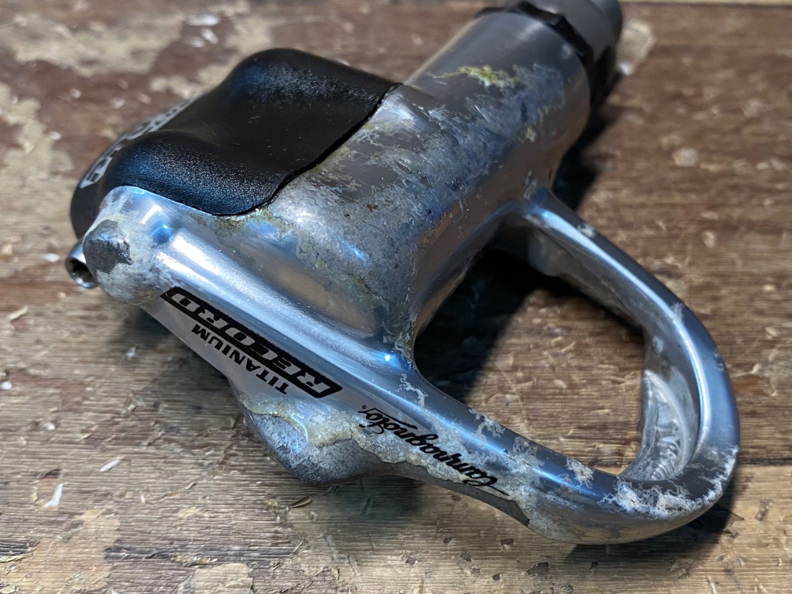 美品 カンパニョーロ レコード プロフィット プラス ペダル L R 2点