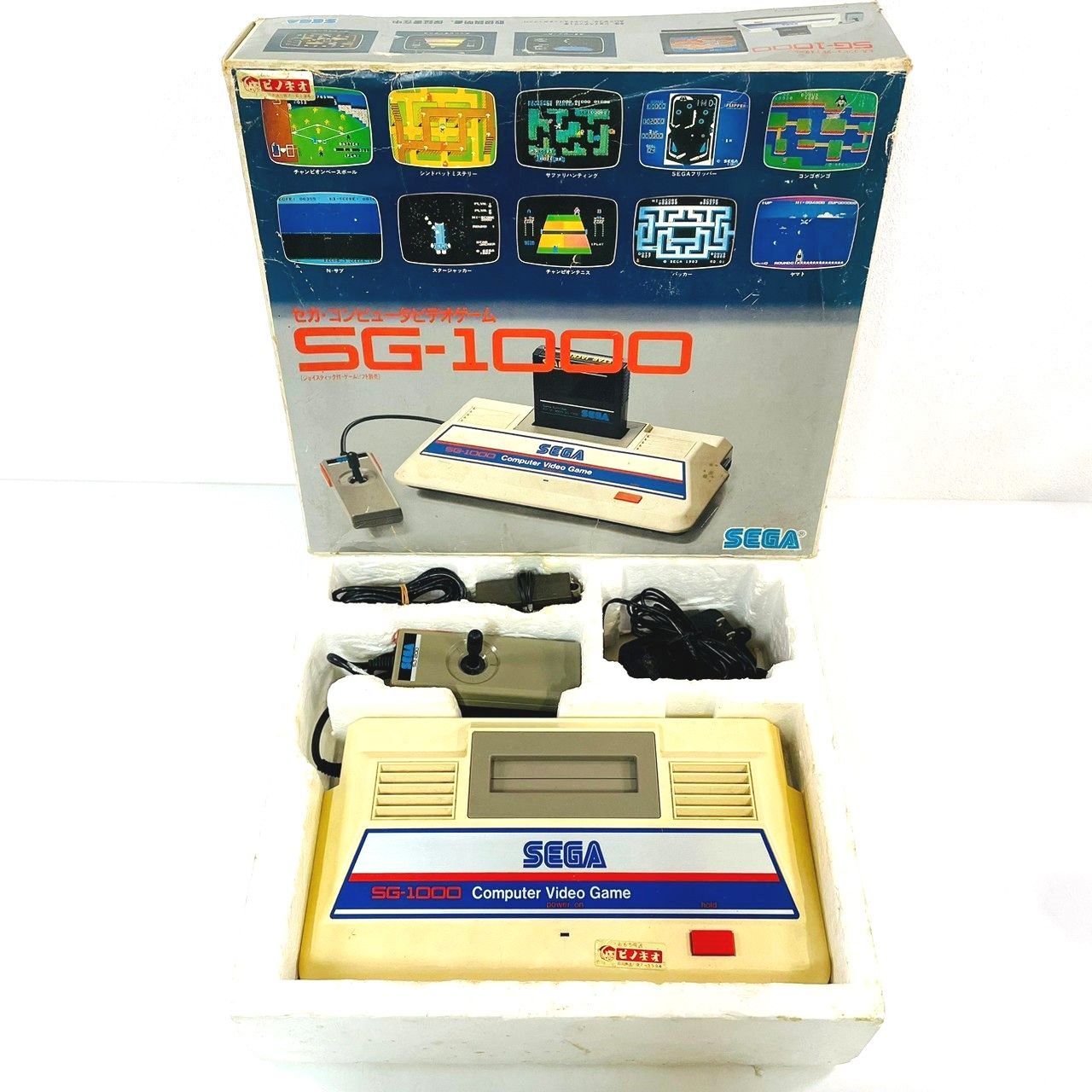 ☆動作OK☆ SEGA SG-1000 本体 ジョイスティック SJ-200 ACアダプター