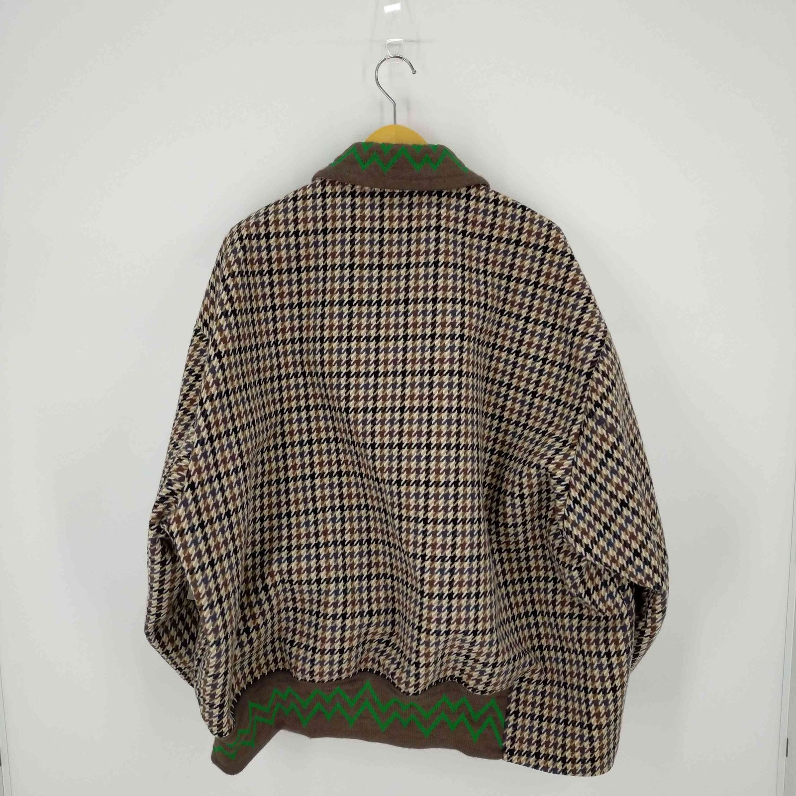 カラー kolor 20AW ガンクラブチェック 千鳥格子 ウールジャケット 