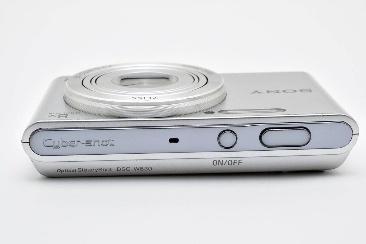 微ジャンク SONY DSC-W830 コンデジ ソニーシルバー Sony DSC-W830 Cyber-Shot Digital Camera Silver Language