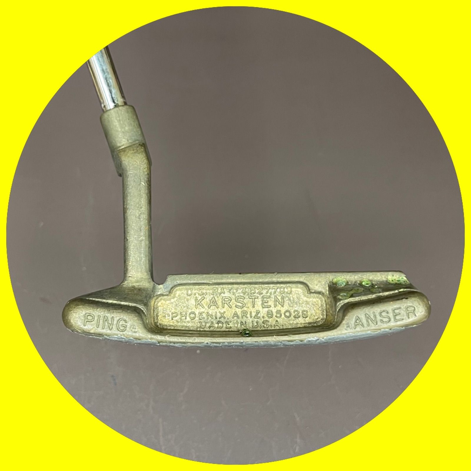 57-2610-2 再入荷 送料込み PING パター ANSER KARSTEN 35インチ 構えやすくてストロークしやすいパターです グリップ交換必要