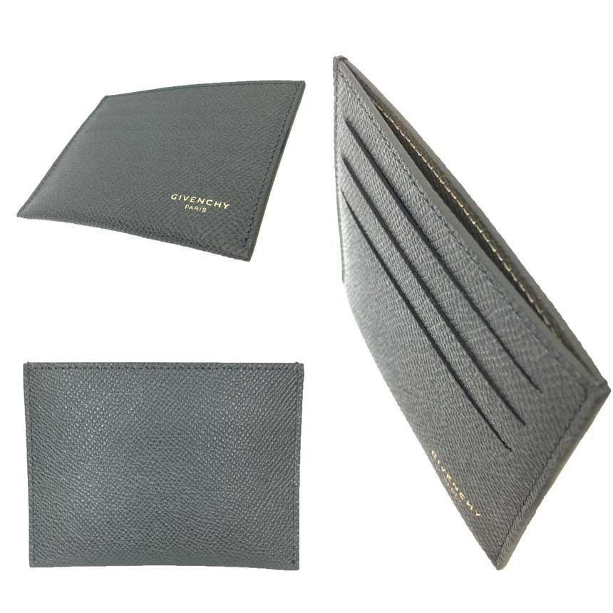 未使用 GIVENCHY ジバンシー カードケース グレー aq9189 セール 未使用 GIVENCHY ジバンシー レザー カードケース グレー