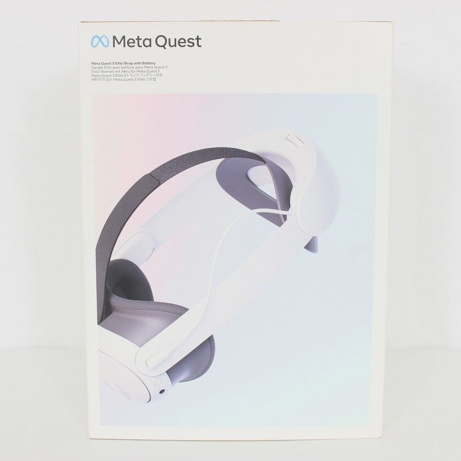 美品】 Quest 3 Eliteストラップ バッテリー付き 899-00560-02 VR メタ