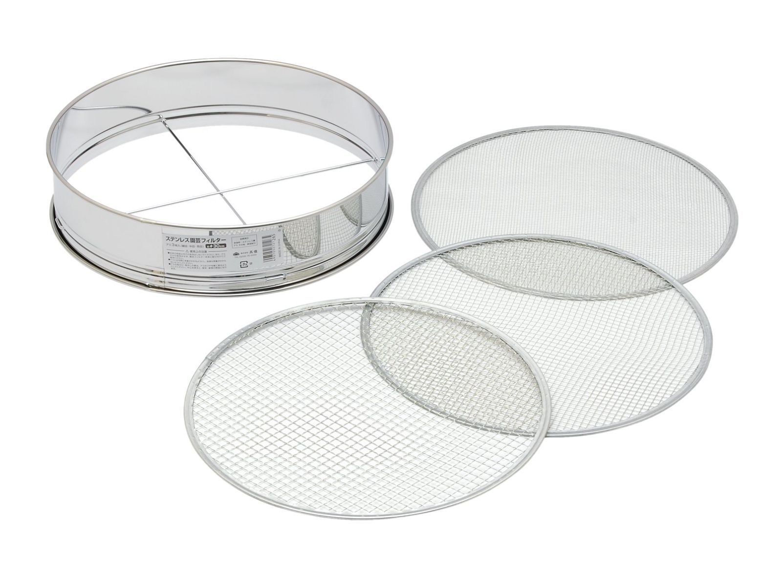 高儀 園芸フィルター ステンレス φ30 cm ステンレスでサビにくい TAKAGI 園芸用品 ふるい ガーデニング用品 ふるい園芸用 園芸 園芸用ふるい 芝生 目土 土入れ