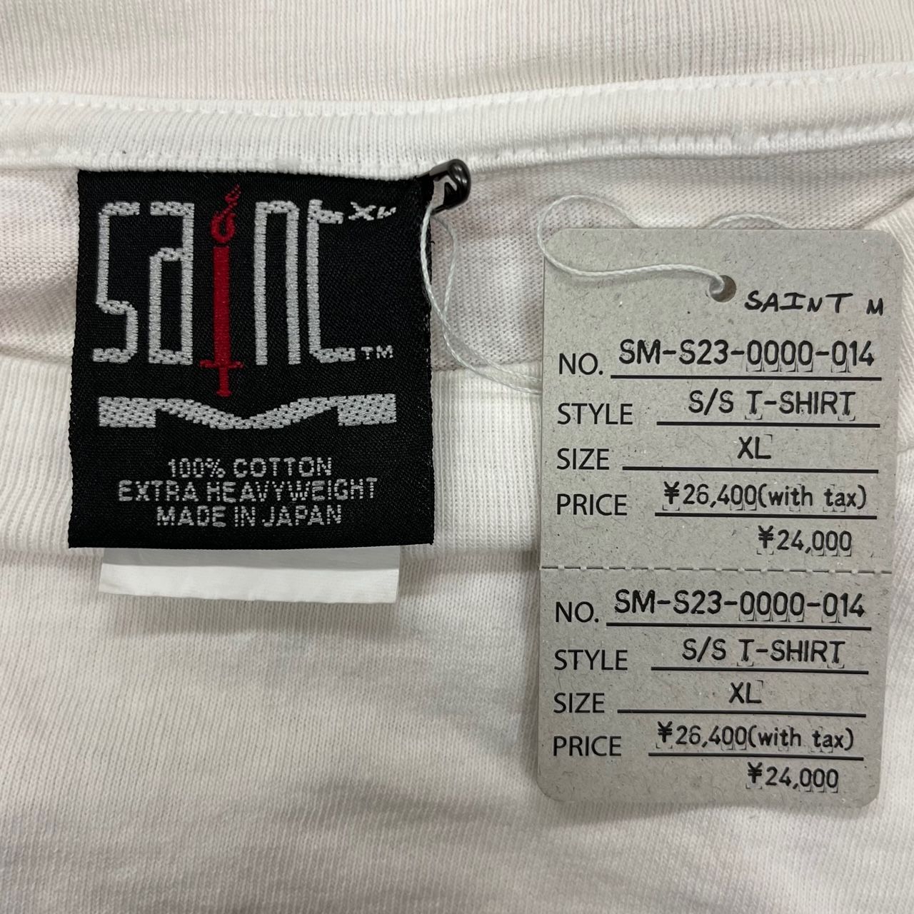 美品 SAINT MICHAEL 23SS DICE TEE SM-S23-0000-014 ダイス プリント T