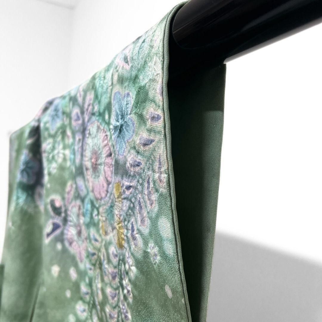 桐屋翠山工房 銀通し 辻ヶ花 ぼかし 訪問着 着物 041a p - メルカリ