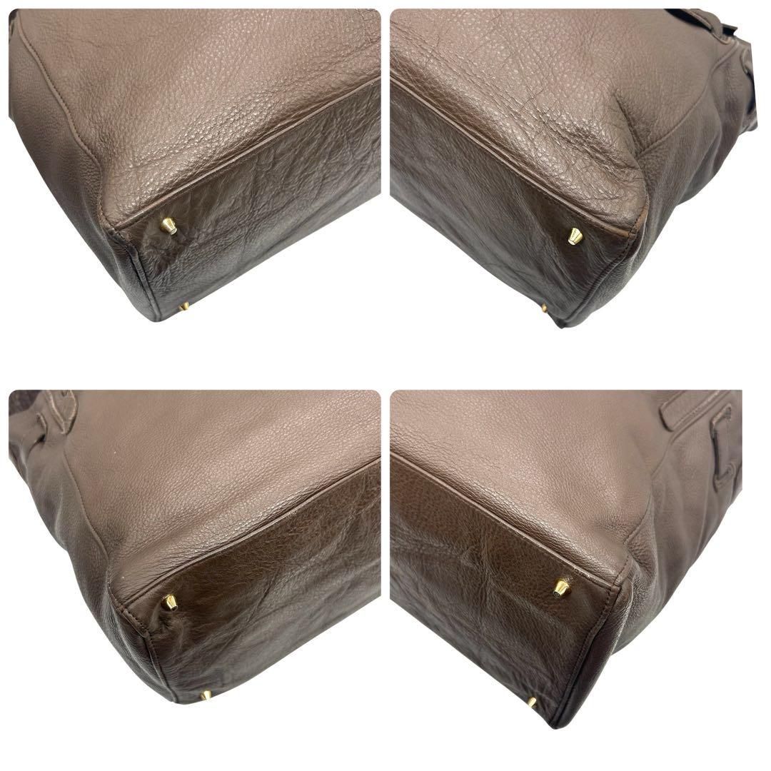 良品 2198 LORINZA ボストンバッグ 2way ターンロック レザー