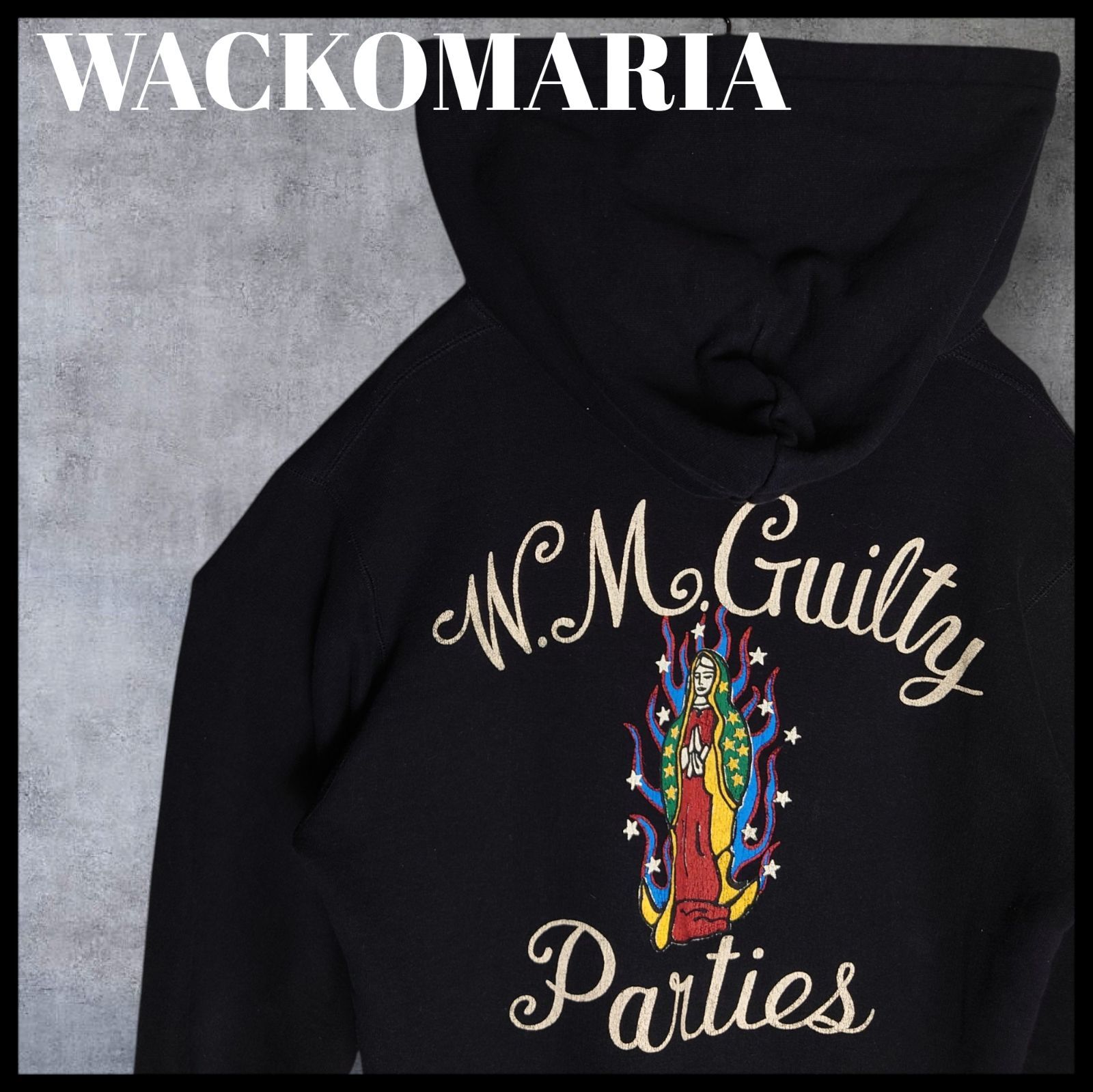✨WACKO MARIA ワコマリア Lサイズ ジップアップパーカー ブラック 