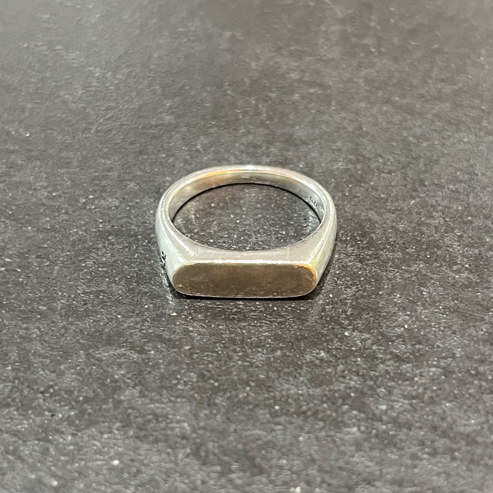 TOMWOOD tomwood K9トムウッド シグネットリング 9金 10号 TOM WOOD