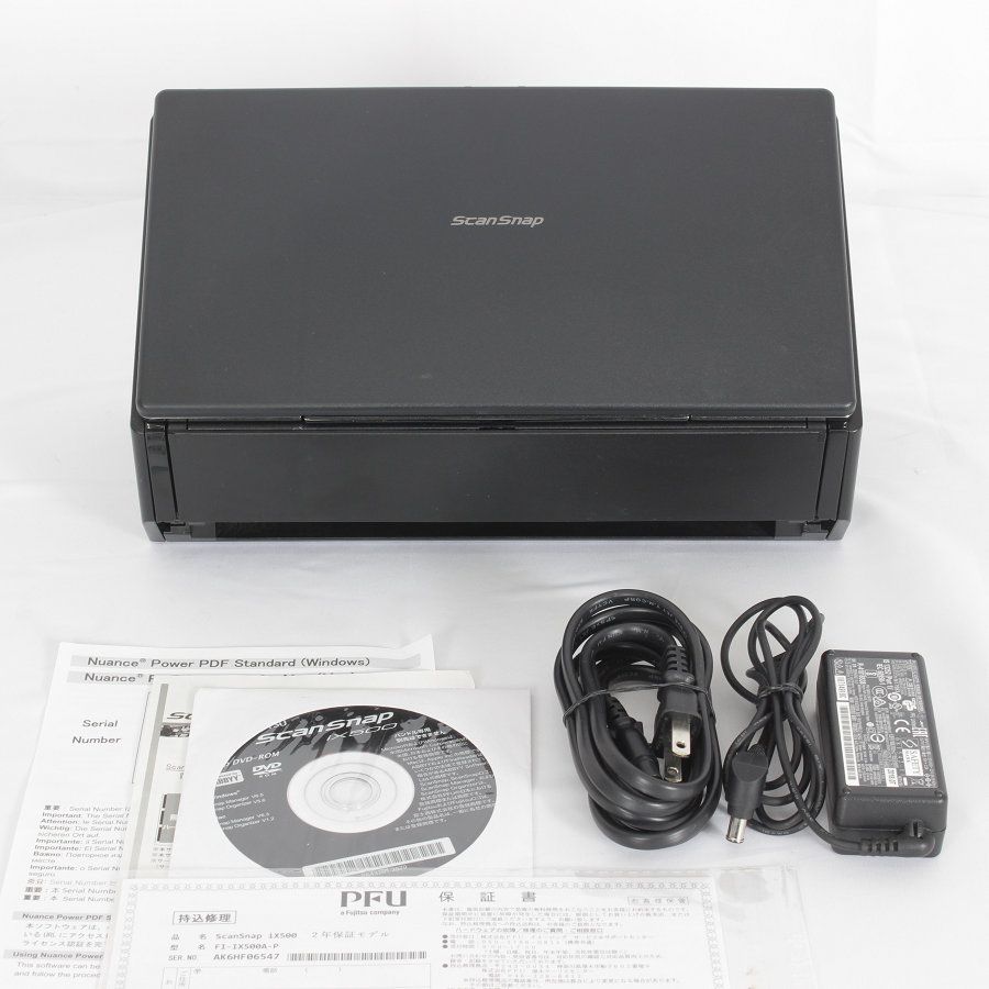富士通 ScanSnap iX500 FI-IX500A-P ドキュメント スキャナー スキャン 