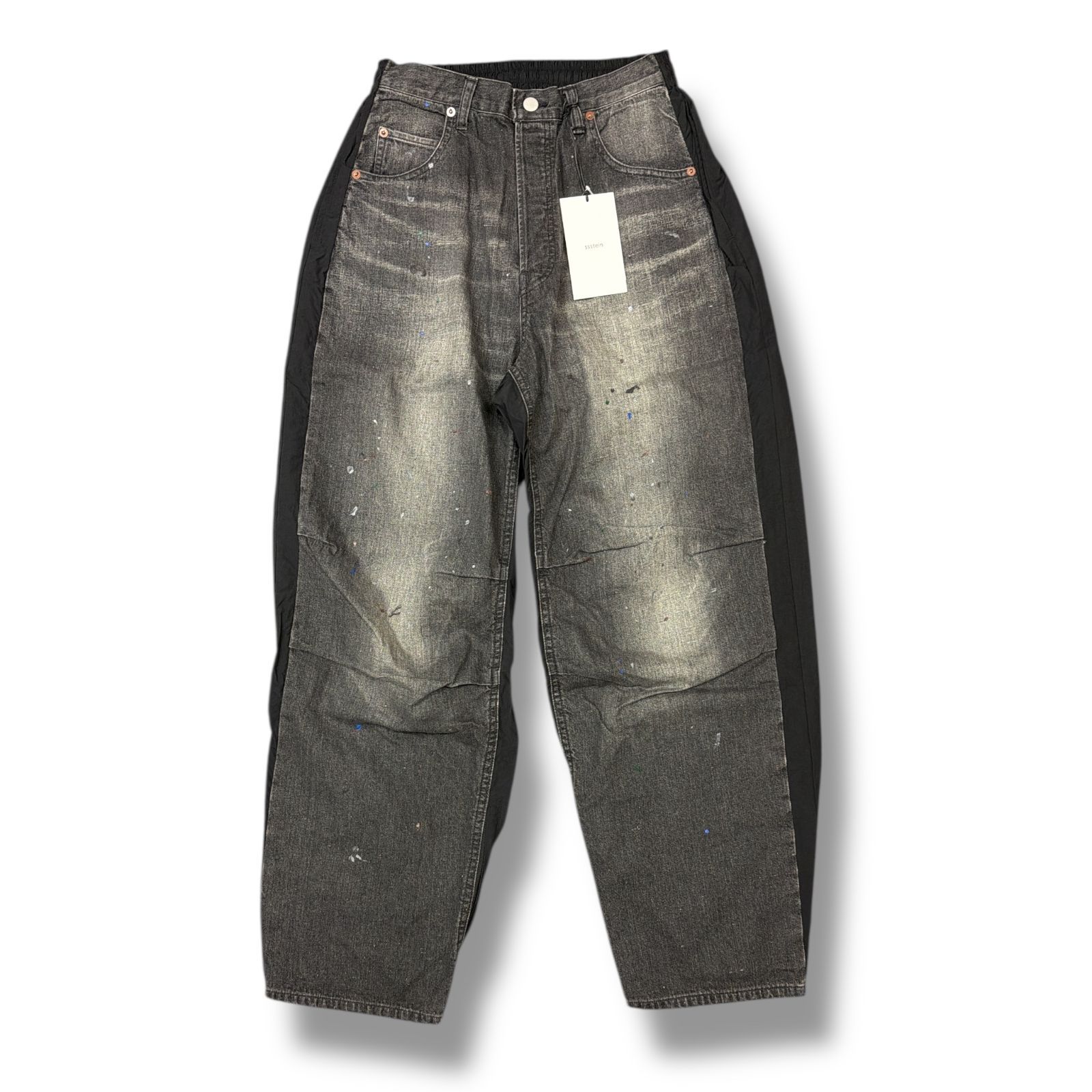 参考上代59400円 未使用品 stein NYRON COMBINATION SPLASHED JEANS 