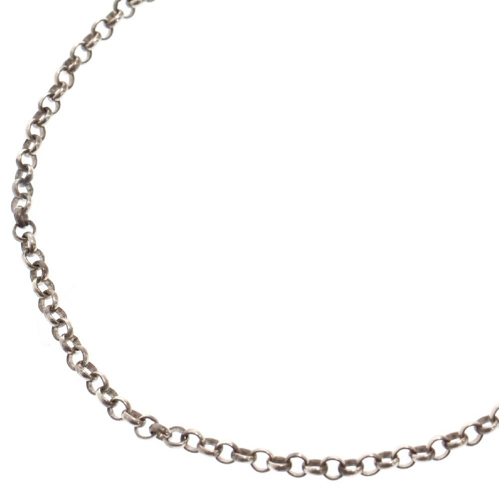 CHROME HEARTS クロムハーツ NECKCHAIN R16 ロールチェーンネックレス 16inch シルバー BCA082 インボイスコピー付
