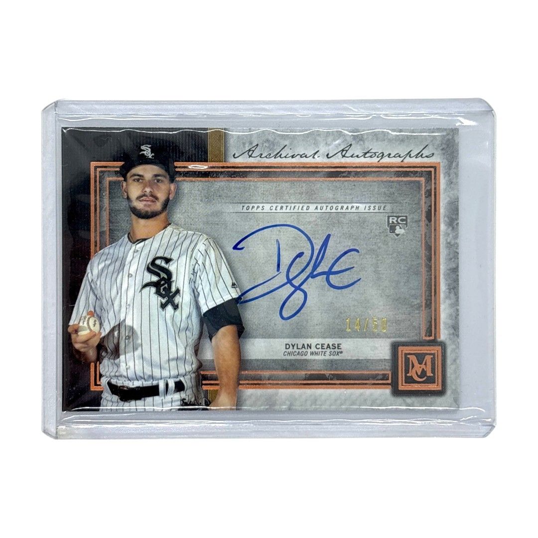 TOPPS MLBカード MUSEUM COLLECTION DYLAN CEASE CHICAGO WHITE SOX 14/50 #AA-DC 送料無料 中古 IT1 TOPPS MLBカード MUSEUM COLLECTION DYLAN CEASE CHICAGO WHITE