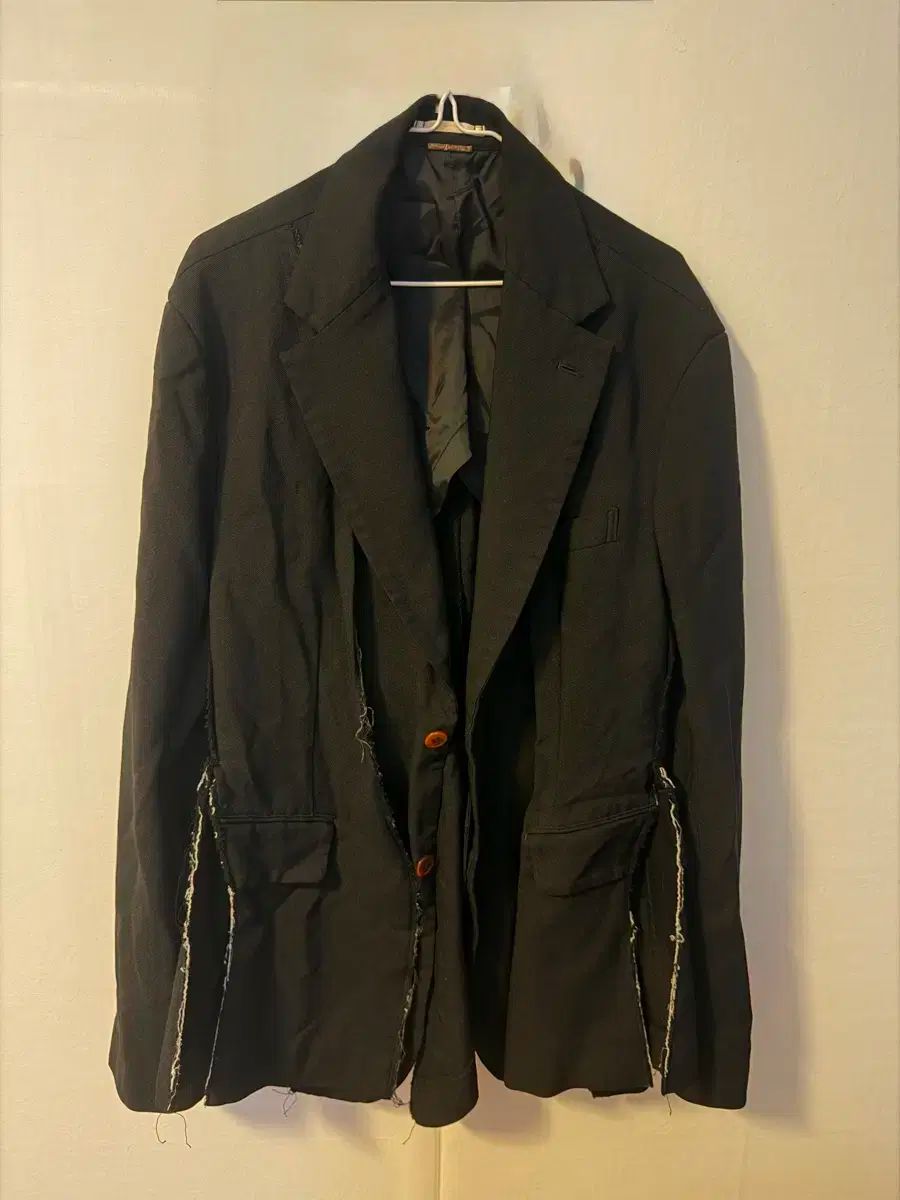 コム デ ギャルソン オム プリュス 24ss ダメージ ブレーザー ジャケット