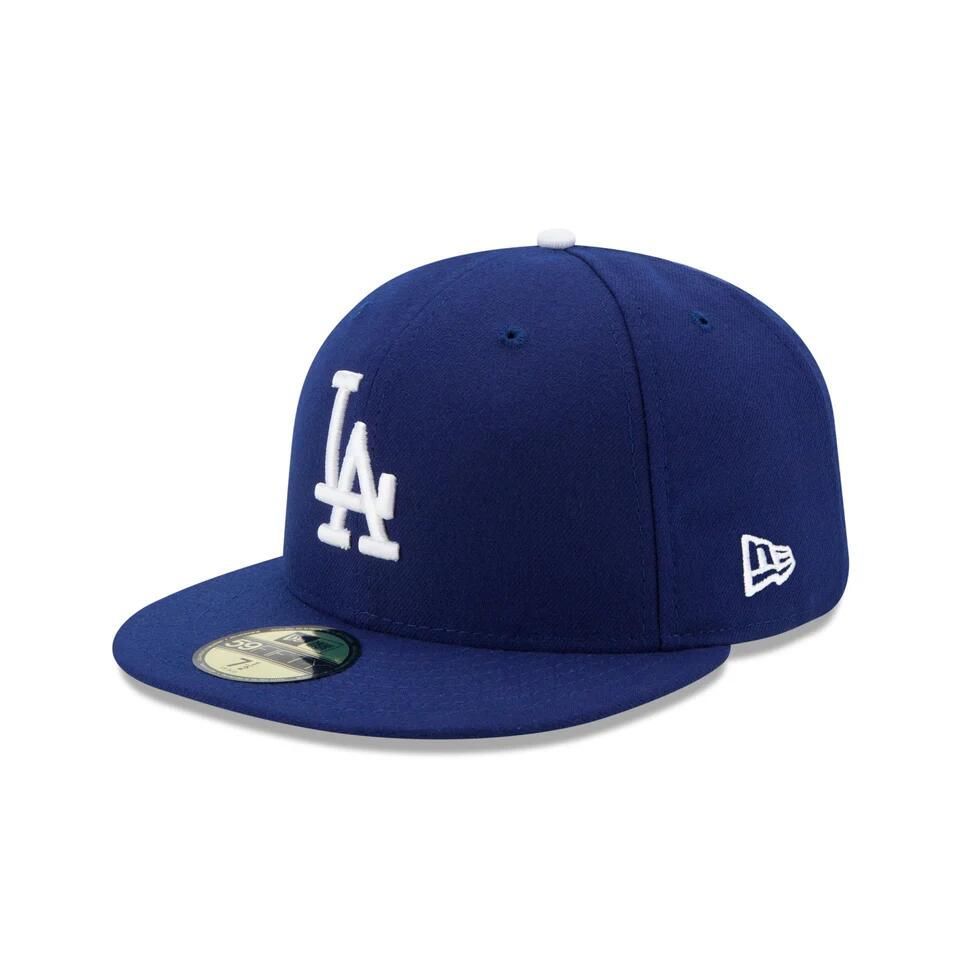 ニューエラ NEW ERA キャップ 帽子 59FIFTY MLBオンフィールド ロサンゼルス・ドジャース ゲーム カジュアル LA フラット 13554994 ドジャーブルー