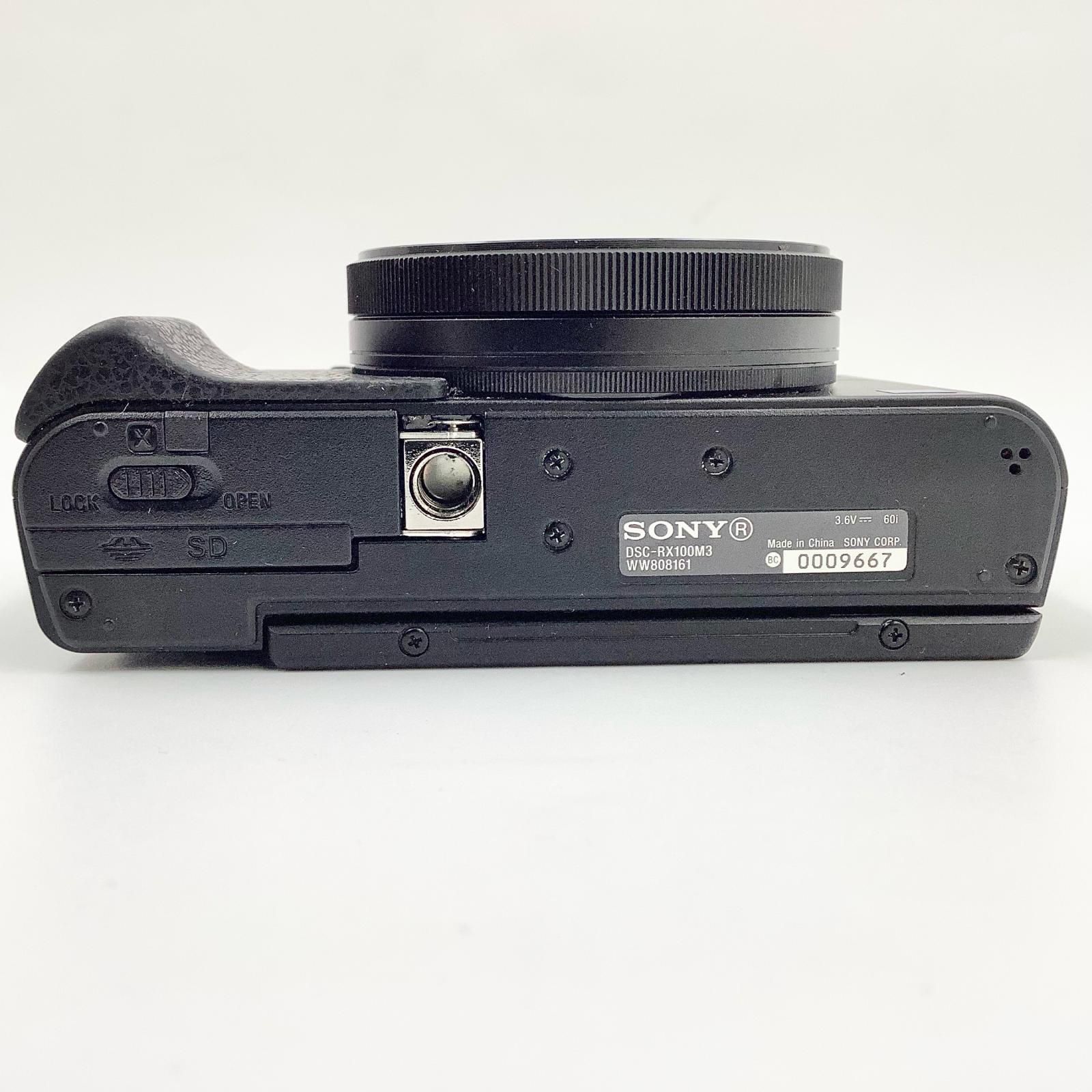 全額返金保証】【最速発送】Sony コンパクトデジタルカメラ RX100 III DSC-RX100M3 [ブラック] 美品 動作確認済 - メルカリ