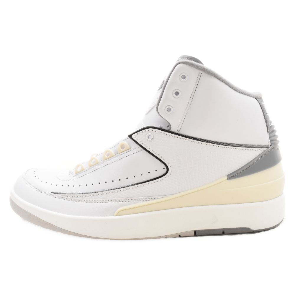 NIKE (ナイキ) AIR JORDAN 2 RETRO WHITE AND CEMENT GREY DR8884-100 エアジョーダン2 レトロ ハイカットスニーカー ホワイト US11/29.0cm