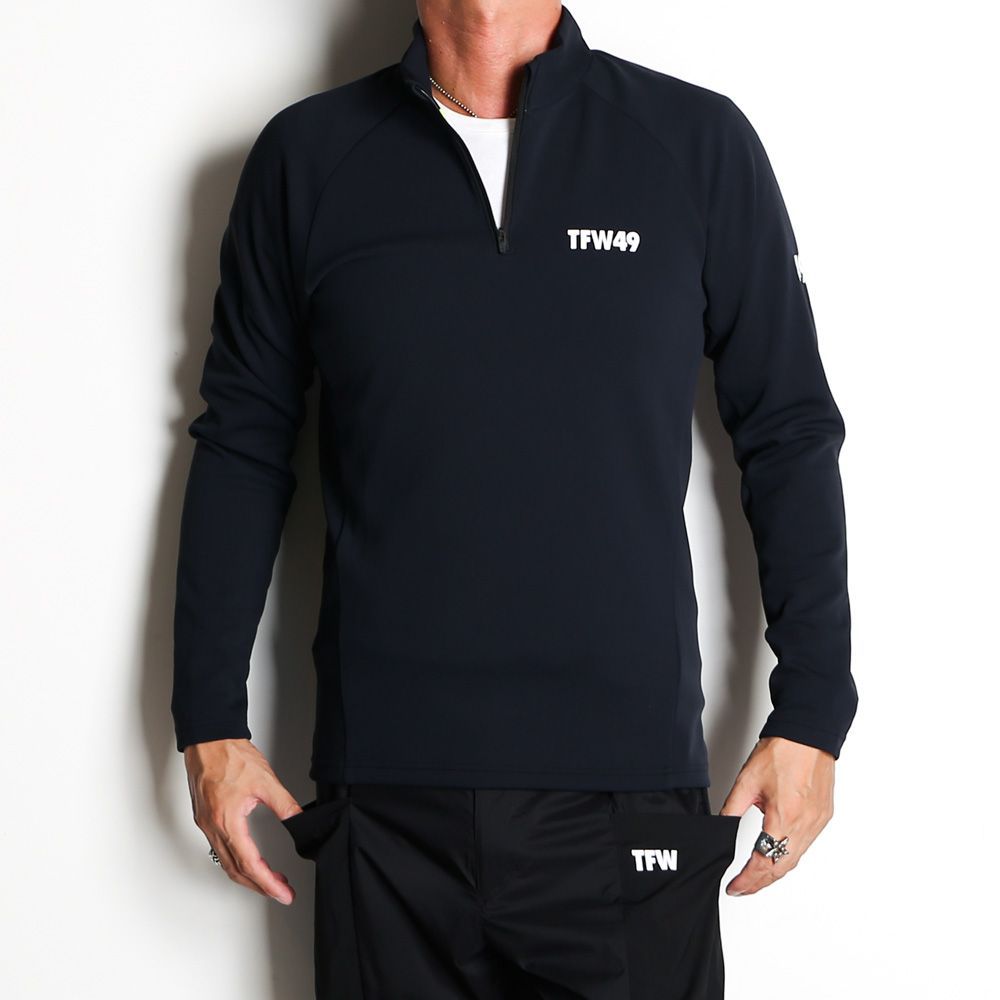 TFW49/ティーエフダブリュー フォーティーナイン】HALF ZIP L/S