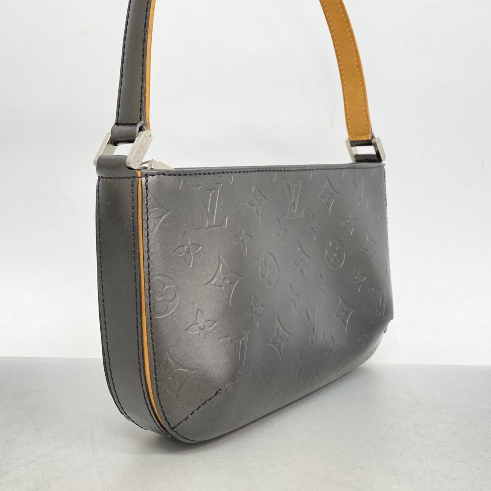 ▲LOUISVUITTON モノグラムマット ファウラー ノワール ハンドバッグ LOUIS VUITTON ルイ ヴィトン モノグラムマット ファウラー
