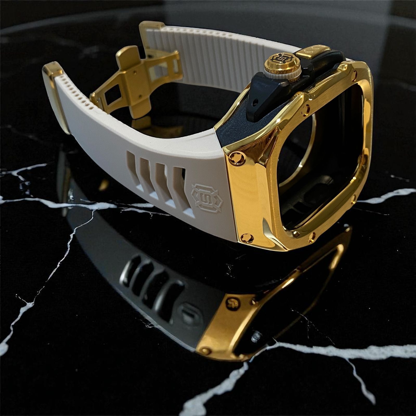 49ステンケースApple Watch Ultra アップルウォッチカバーバンド 1125