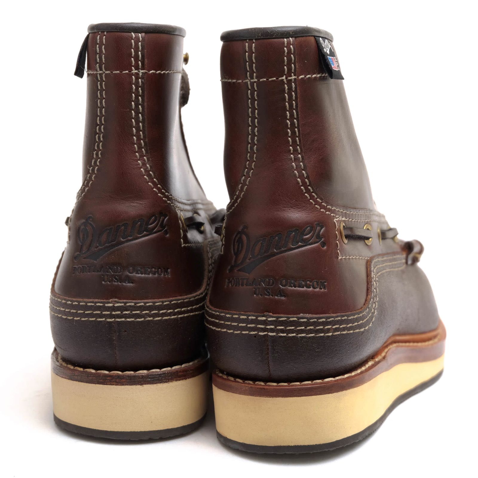 ダナー／Danner ワークブーツ シューズ 靴 メンズ 男性 男性用レザー 革 本革 ダークブラウン 茶 ブラウン  D-4117 GARY ゲーリー モックトゥ