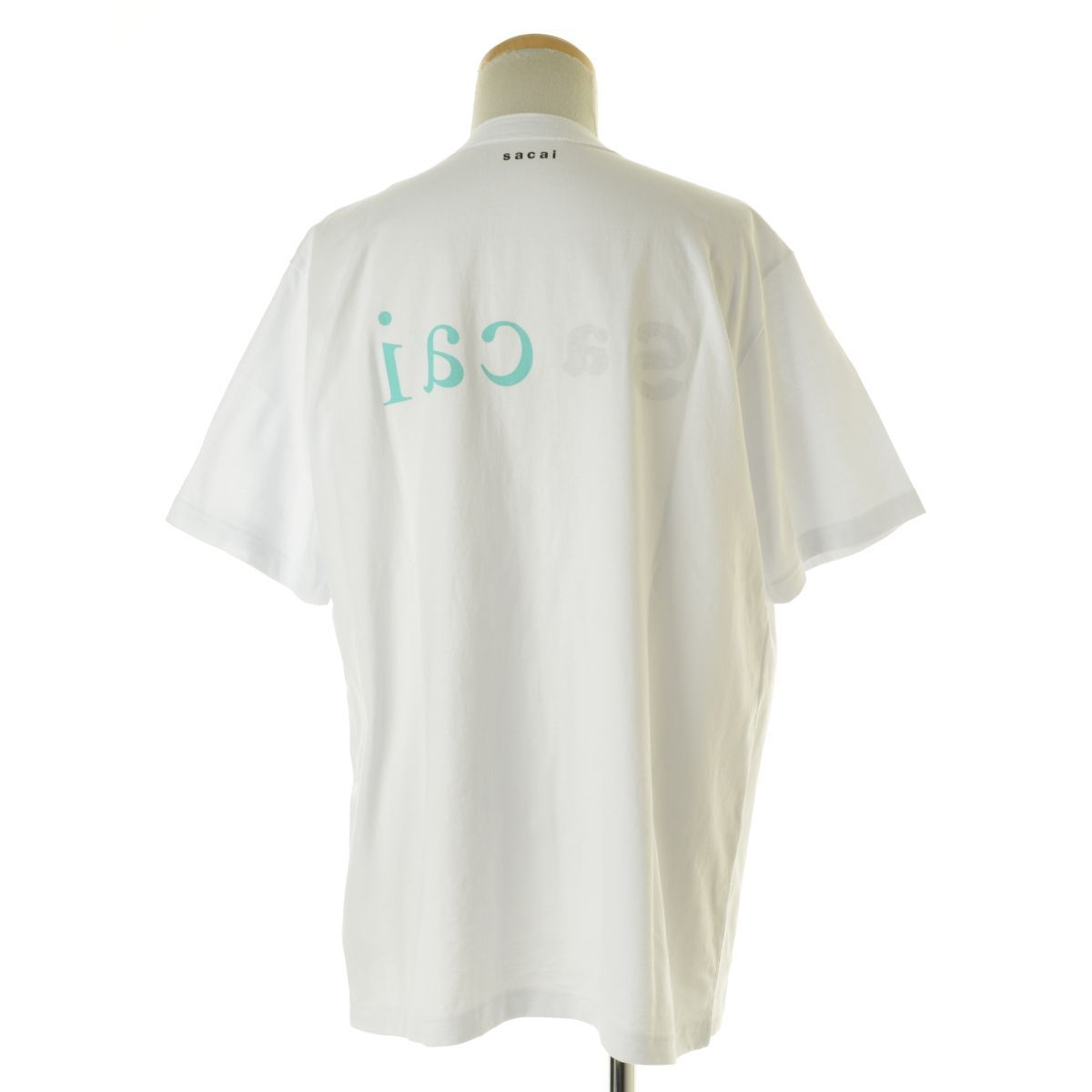 sacai】22SS 22-0459S 反転ロゴ半袖Tシャツ - メルカリ