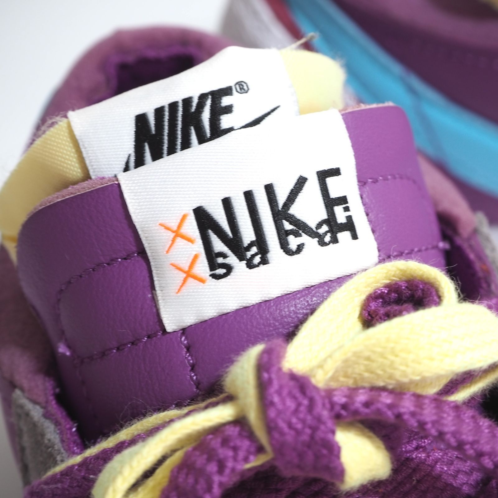 美品　Nike×sacai マルチカラースニーカー 24.0 △ナイキ NIKE sacai kaws 箱付き レザー スニーカー 23.5