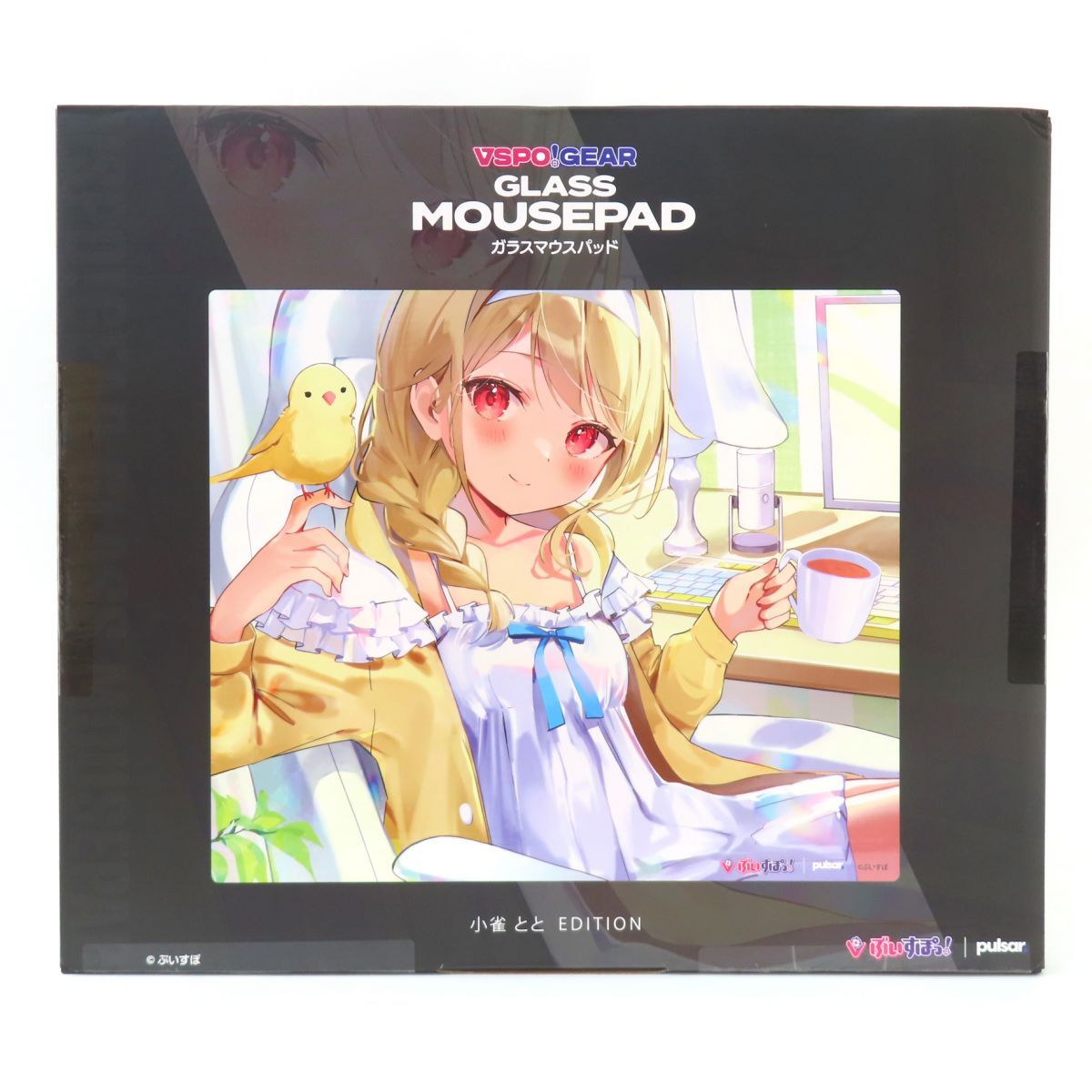 未開封 VSPO! GEAR ぶいすぽっ ガラスマウスパッド 小雀とと EDITION