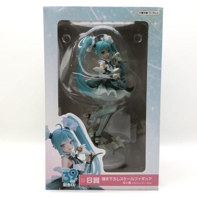 初音ミク　39の日記念くじＢ賞　描き下ろしスケールフィギュア Amazon.co.jp: タイトーくじ 初音 39(ミク)の日 記念くじ B賞